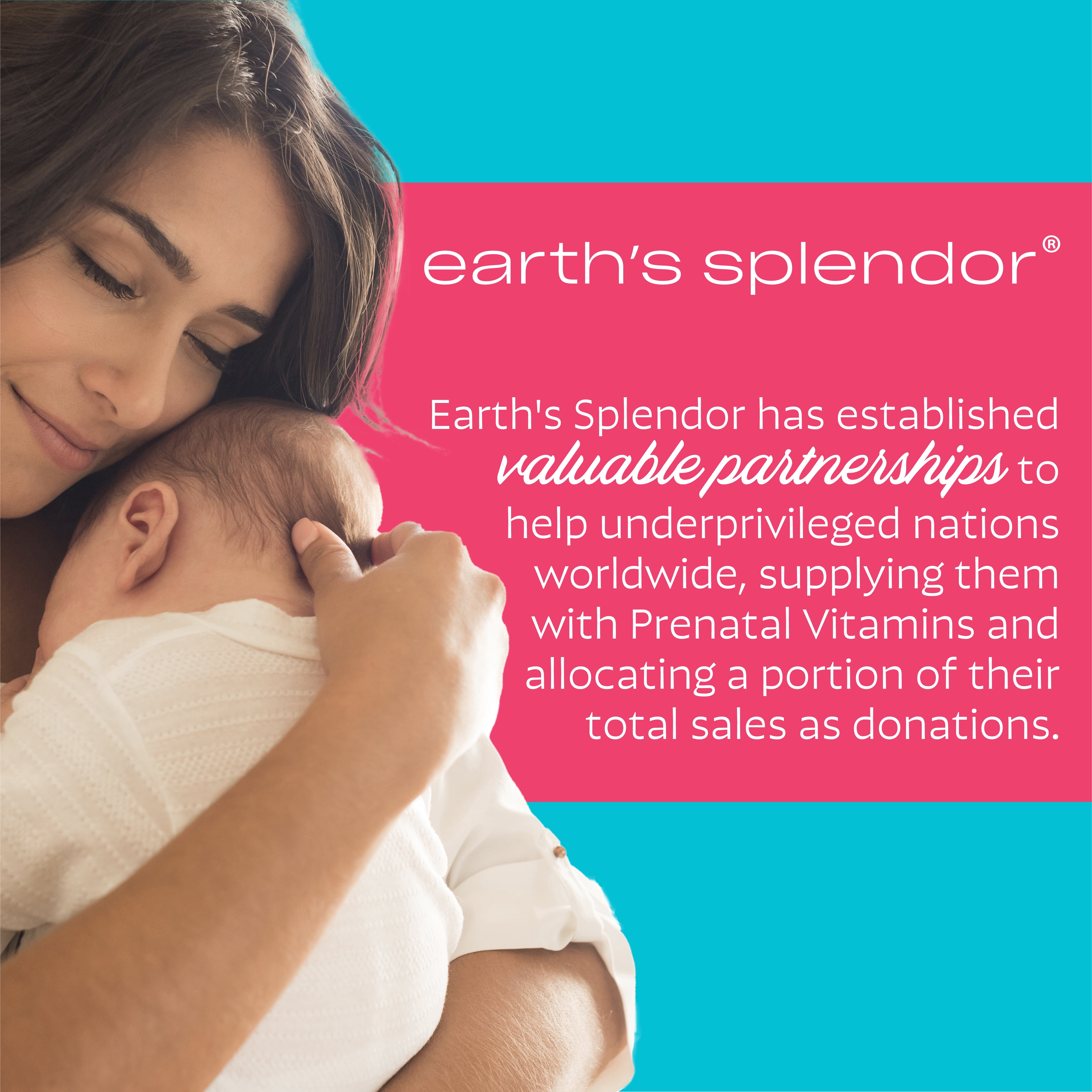 Earth's Splendor Prenatal Multivitamin: Supports a Healthy Pregnancy, Growth/Brain Development for Baby, Folic Acid, Iron, Non-GMO, MMS Clinically Studied Formulation - 6 Month Supply, 180 Tablets