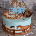 thumbnail image 4 of Topper para pastel DOMOO OF DREAMS Baby Shower Vaquero Azul, 4 of 6