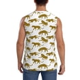 thumbnail image 4 of Fotbe Men's Leopard Print Print Men's Sleeveless Muscle Tank Tops Casual T-Shirts for Gym Workout Beach-Small, 4 of 8