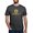 Dark Heather, variant on CafePress - Delta Tau Delta Gold Stacked Signature T Shirt - Mens Tri-blend T-Shirt