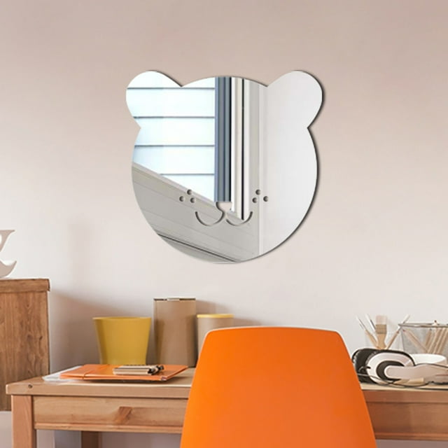 Fridja Nordic Acrylic Mirror Cartoon Wall Camera Props Kids Room Wall Decoration L
