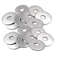 thumbnail image 1 of 100 Uds M6 Arandelas de acero inoxidable Arandelas planas de metal 18 mm de gran diámetro Arandela de cuña Cojinete Arandela redonda Fijación de muebles para tornillos Pernos JM, 1 of 5