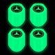thumbnail image 1 of 4 Piezas Tapa De Válvula De Neumático Luminosa Para Coche , Motocicleta , Bicicleta , Rueda , Cubo Brillante , Cubierta , Decoración De Neumáticos , Accesorios De Estilo Automático, 1 of 4