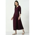 thumbnail image 3 of S MAJIDA Kurta for Women Embroidered Rayon Kurta with 3/4 Sleeve, 3 of 5