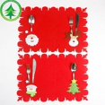 thumbnail image 4 of Napperons Mignons de Renne de Noël avec Couteau, Fourchette et Sac, 4 of 5