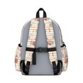 thumbnail image 2 of Fireman and Hose Orange Pattern Backpack for School, Cute School Bag with Adjustable Shoulder Straps and Padded Back, 13.4"x11"x4.7", 2 of 4