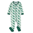 thumbnail image 2 of Leveret Kids Footed Cotton Pajama Cow Red 5 Year, 2 of 9