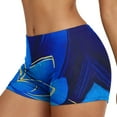 thumbnail image 5 of Baqcunre Swim Bottoms for Women Shorts, Womens Swimwear Ethnic Printed Bikini Bottom Swim Shorts 1Pc Swimming Shorts Blue L, 5 of 7