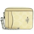 thumbnail image 2 of Coach Women's Zip Card Case in Signature Canvas (Hay), 2 of 5
