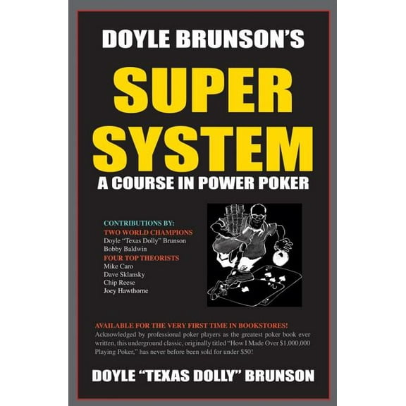 Doyle Brunson's Super System, (Paperback)