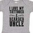 thumbnail image 4 of Inktastic I Love My Tattooed & Bearded Uncle Boys or Girls Baby Bodysuit, 4 of 5