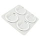 thumbnail image 5 of Almohadilla amortiguadora de tambor almohadilla silenciosa de tambor con reducción de ruido de silicona fácil instalación portátil 4 piezas suave para principiantes ANGGREK  Otros, 5 of 8