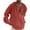 Red, variant on LWavelet Men’s Long Sleeve Casual Henley Hoodie Shirt with Drawstring Hood and Button Placket for Everyday Wear