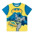 thumbnail image 3 of DC Comics Justice League Batman Toddler Boys Pajama Shirts and Shorts Toddler to Big Kid, 3 of 5