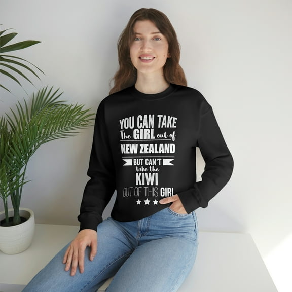 Can't take Kiwi Pride out of the Girl New Zealand Unisex Sweatshirt S-2XL