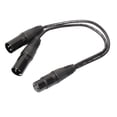 thumbnail image 4 of Conector XLR de Y-Splitter Audio Micrófono Cable 1ft shamjiam, 4 of 6