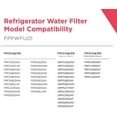 thumbnail image 3 of 2-Pack FPPWFU01 PurePour PWF-1 Refrigerator Water Filter, For Frigidaire PWF-1 Original OEM Replacement Cartridge, White, 3 of 9