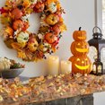 thumbnail image 6 of sruoe Halloween Decoration, Fall Garland Maple Leaf, Artificial Green Plant, Christmas Fall Maple Garland, Thanksgiving Party Wall Decor, Garlands for Door Home Party Fireplace Decorations, 6 of 6