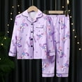 thumbnail image 1 of Disney Mickey Mouse Niños Pijamas Niños Ropa de algodón Pantalones Conjunto Ropa de dormir de dibujos animados Niños Pijamas para niñas Trajes Niño Pyjama10 altura 105-115cm zhangmengya CONDUJO, 1 of 2