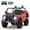 Red, variant on SaveJoy Licensed Land Rover Defender 24V 2-Seater Ride-On, 4WD 400W Electric Truck with Motorized Dump Bed & Remote, Black