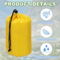 thumbnail image 3 of Uxcell Stuff Sack Waterproof Outdoor Storage Sack Drawstring Bag for Camping Hiking Backpacking Yellow 5 x 10 Inch, 3 of 7