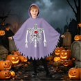 thumbnail image 6 of Zylarhe Kids Halloween Jumpsuits Dance Stage Performance Party Outfit Playful Home Wear for Toddlers Purple 5-6 Years, 6 of 8