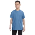thumbnail image 1 of Hanes 54500 Youth Tagless T-Shirt - Carolina Blue - Small, 1 of 1