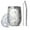 Fairy Princess Carriage, variant on 12oz Stemless Wine Tumblers Dark Blue Little Princess Pattern Vacuum Insulated Stainless Steel Travel Tumbler Cups Mug with Lid and Straw for Champaign,Cocktail,Beer with Cleaning Brush