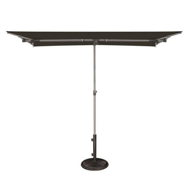 SimplyShade SSBU-5X7RT5T-P090 Capri Parasol Rectangulaire 4.95 Pi x 6.93 Pi Noir