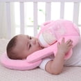 thumbnail image 4 of Almohada de alimentación de bebé Sunnimix Cojín de lactancia Rosa, 4 of 8