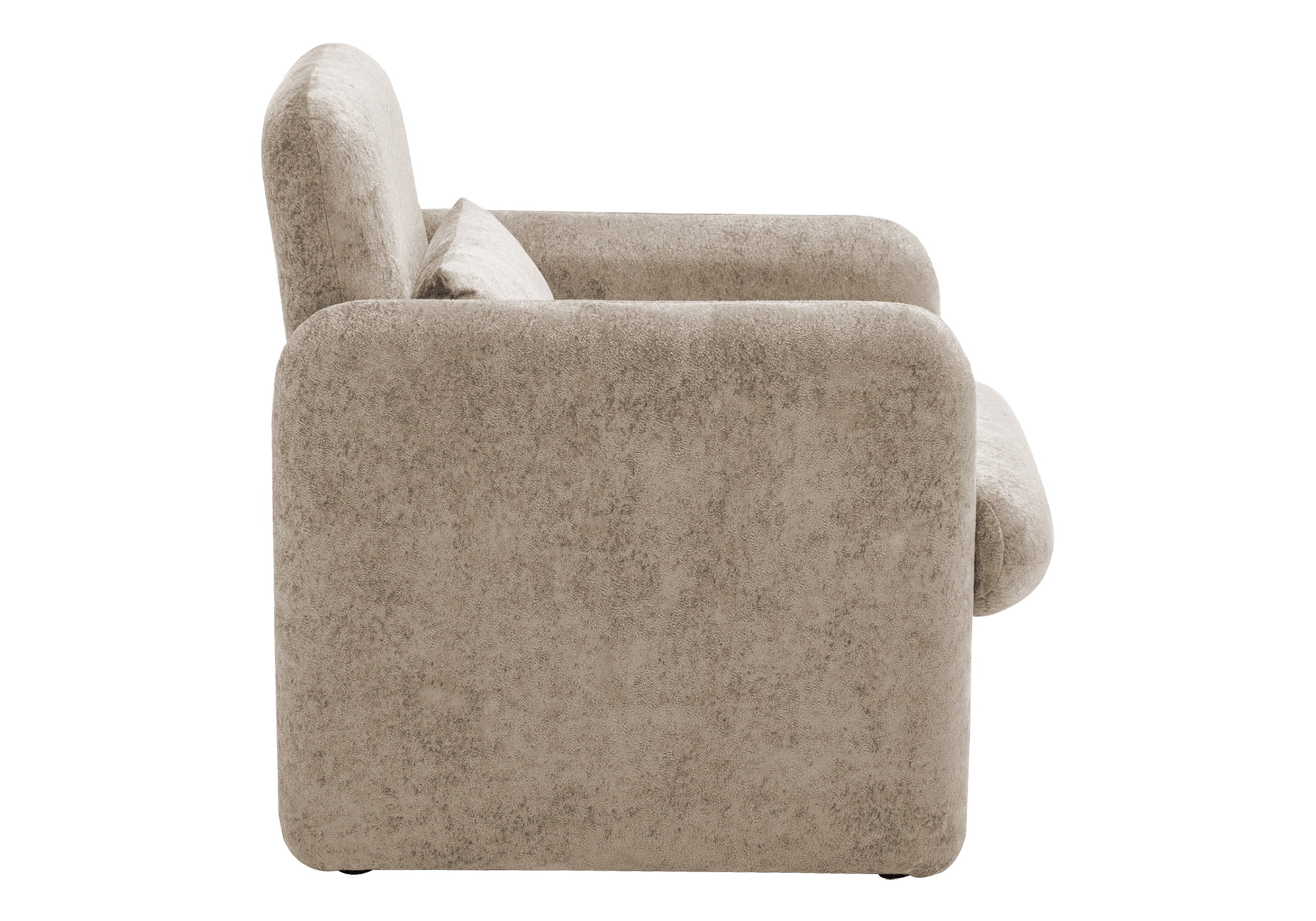 Monarch Specialties - I 8026 Accent Chair, 31"H, Upholstered, Bedroom, Light Brown Fabric