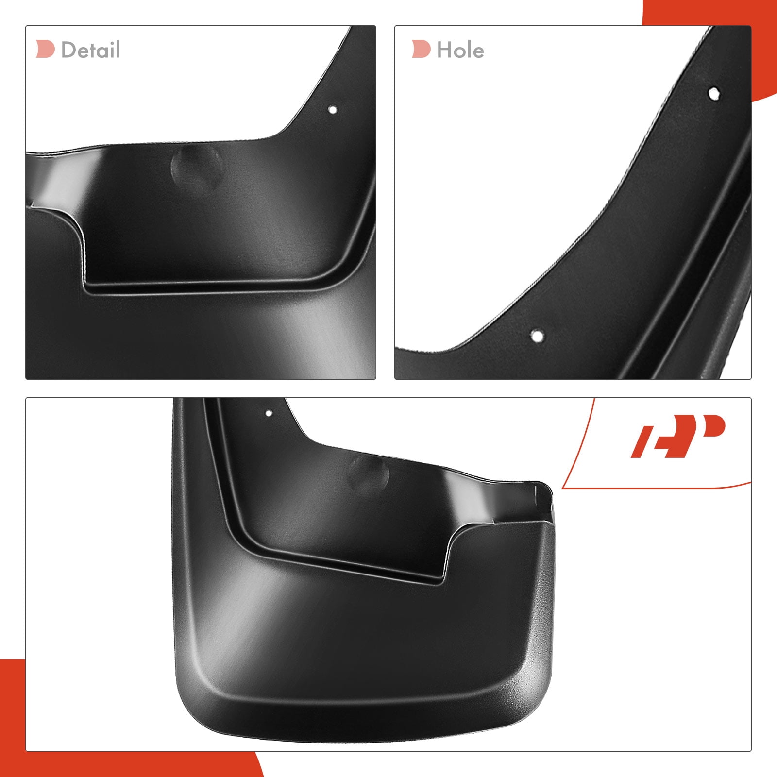 A-Premium Mud Flaps Splash Guards Compatible with Dodge Ram 1500 2019-2021 Front and Rear Without fender flares 4-PC Set
