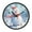 Cute Smiling Snowman, variant on Voice Activated Clock with Glow Light 12 Inch Large Silent Wall Clock Battery Operated for Home Decor Cute Cartoon Birds