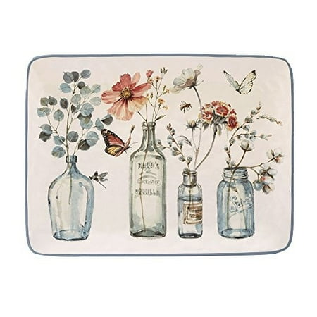 - Certified International 23604 Country Weekend Rectangular Platter Ceramic Serveware, One Size/16 x 12, Multicolor