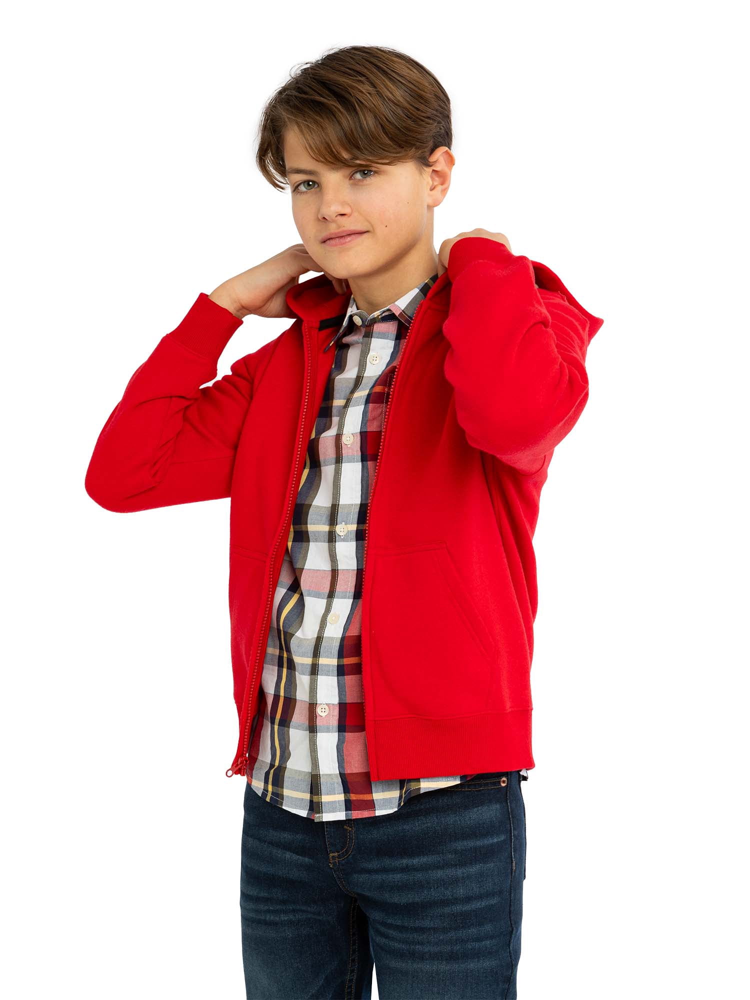 U.S. Polo Assn. Boys Fleece Zip-Up Hoodie, Sizes 4-18