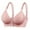 Pink, variant on JGGSPWM Woman's Comfortable Lace Breathable Bra Underwear No Rims Gray L