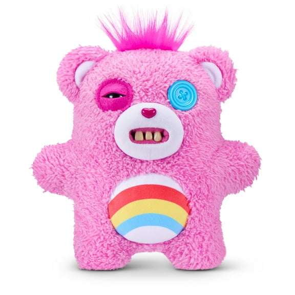Fuggler Care Bears 9 inch (Cheer Bear), Funny Ugly Monster Stuffed Animal Toy by ZURU