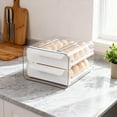 thumbnail image 4 of Egg Storage Container For Refrigerator 24 Capacity Kitchen Organizer With Secure Lid And Easy Carry Handle For Freshness And Space Saving Design Clear Containers 24 Piece Glass Food Storage Clear, 4 of 6