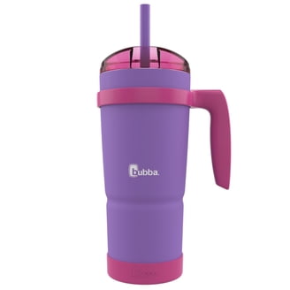 Ello Beacon Gobelet en Acier Inoxydable Isolé sous Vide avec Couvercle Coulissant et Paille Optionnelle, 24 oz, Lavande