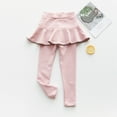 thumbnail image 3 of Uccdo 1/3 Packs Girls Autumn Cotton Leggings Tutu Skirts Culottes Solid Color Pantskirt Skinny Pants, 1-9 Years, 3 of 8