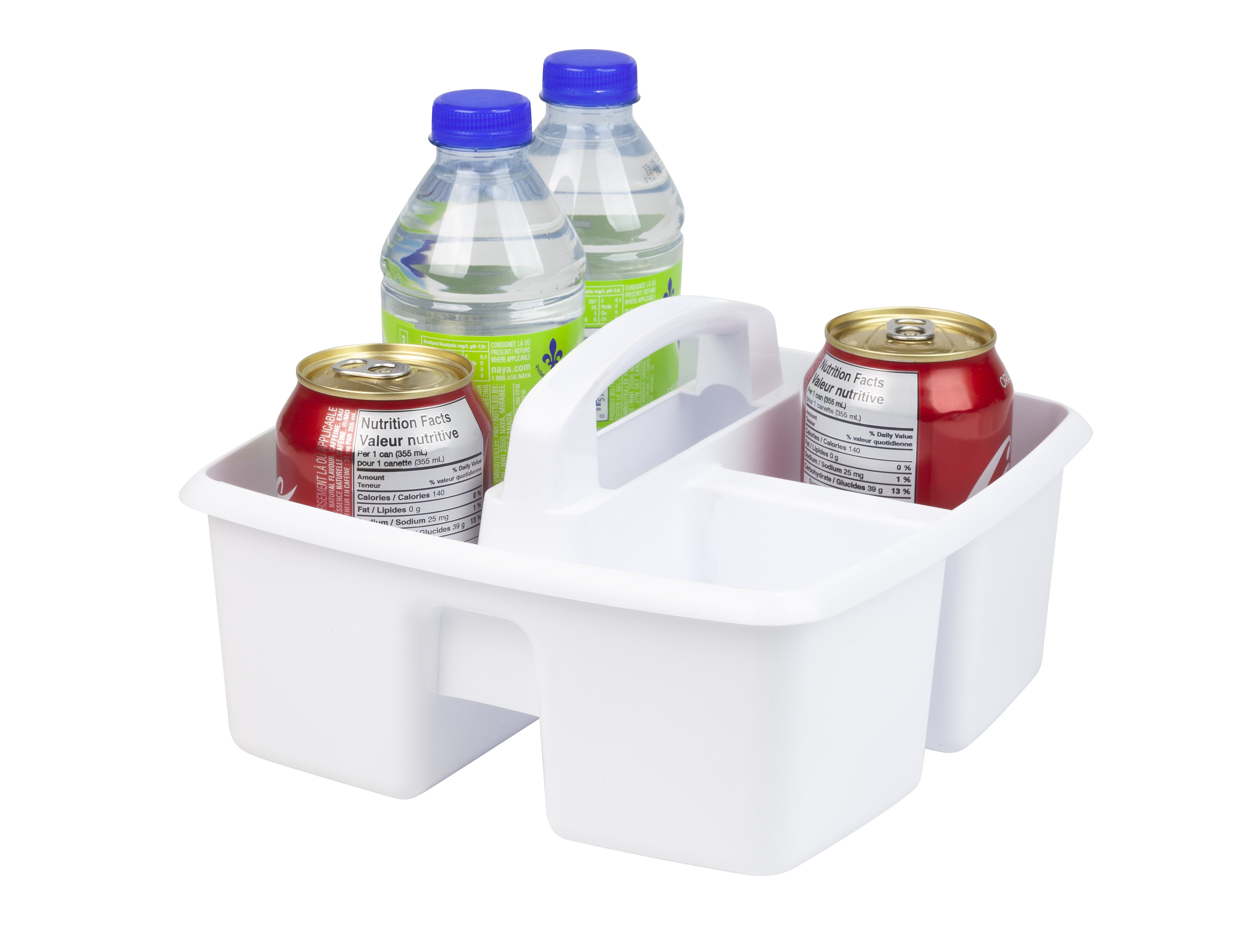Pen+Gear Plastic Caddy, Craft and Hobby Organizer, Arctic White