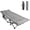 Grey With Thick Mattress, variant on Camping  with Thick Mattress,Quick Set-Up Sleeping Cots with Side Pocket for Outdoor Camping, Office Nap,  Garden, Beach, Travel, Black