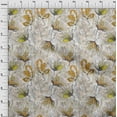 thumbnail image 3 of oneOone Cotton Jersey Yellow Fabric Flower Watercolor Diy Clothing Quilting Fabric Print Fabric By Yard 58 Inch Wide, 3 of 4
