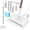 29.5inch, variant on Hands-Free Flat Floor Cleaning Mop, Multi-Functional Household Wiper with One-Click Cloth Attachment, Reusable Cloth Clip Mop for Indoor Daily Cleaning