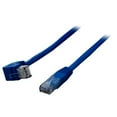 thumbnail image 3 of Tripp Lite 10ft Cat6 Gigabit Molded Patch Cable, Blue (RJ45 Right Angle to RJ45), 3 of 6