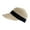 Beige, variant on Cheers.US Women's Casual Straw Sun Hat Equestrian Cap Summer Travel Outdoor Straw Sun Visor Cap Baseball Cap