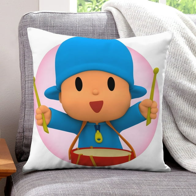POCOYO Fundas de almohada de terciopelo con tema, regalos de funda de almohada, decoración para el hogar, cojín de lanzar, regalo de cumpleaños para fans y parejas. 60cm x 60cm.