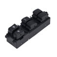 thumbnail image 5 of Elevador del interruptor de control de la ventana eléctrica del automóvil, ABS negro y material metálico Reemplazo del botón del interruptor de alta sensibilidad para D‑MAX 4 DOOR PICK‑UP RHD 2012‑201, 5 of 5