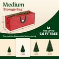 thumbnail image 2 of Elf Stor Set of 2 Christmas Tree Storage Bags for 7.5 FT Artificial Trees, 2 of 6