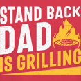 thumbnail image 3 of CafePress - Stand Back Dad Is Grilling T Shirt - Women's Traditional Fit Dark T-Shirt, 3 of 4